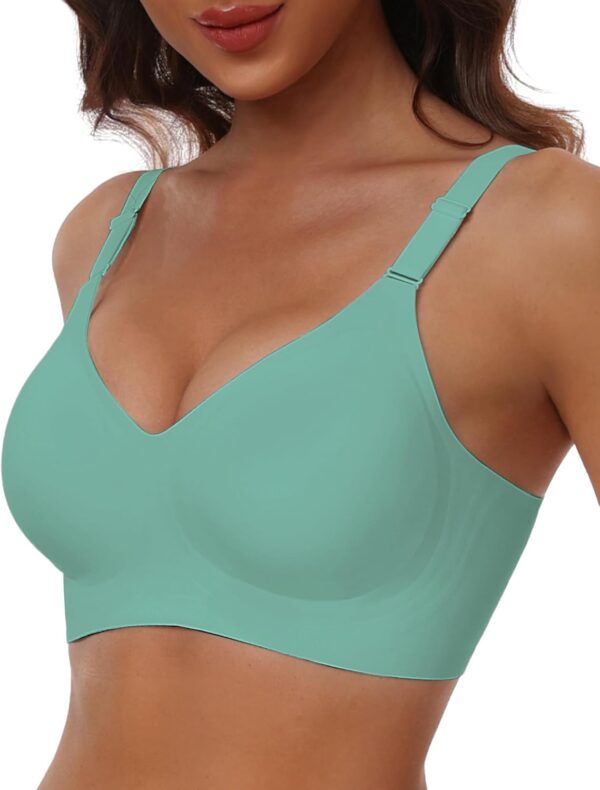 Comfortable Seamless Full Coverage Bra for Women Wireless Bras with Soft Support Regular and Plus Size