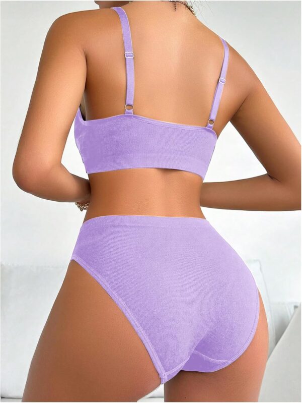 Women Lingerie Set 2 Piece Wireless Bra and Panty Underwear Sets - Image 2