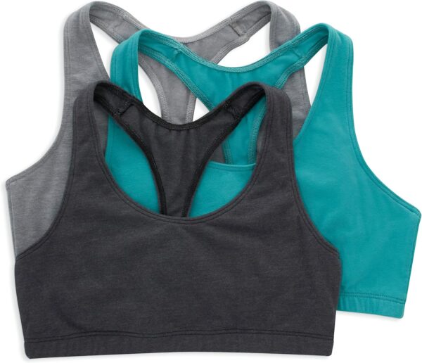 Women Racerback Cotton T-Back  (3 Pack)