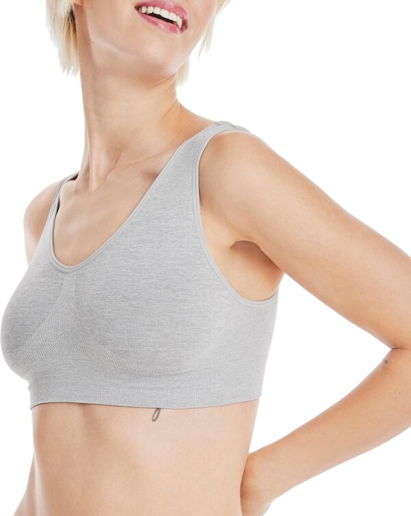 Women Cozy Wireless Bra, Full-Coverage Pullover Bra, Seamless T-Shirt Bra - Image 2